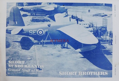 Short sunderland flying boat - short,