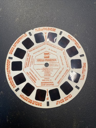Gaf viewmaster reel for the - gaf,