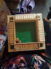 Wooden Shut The Box Board Game