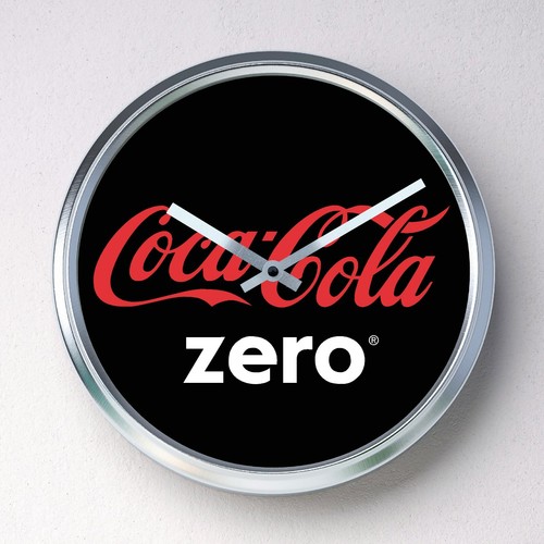 Coca cola zero wall clock - cola,