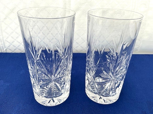 Pair edinburgh crystal star - crystal,