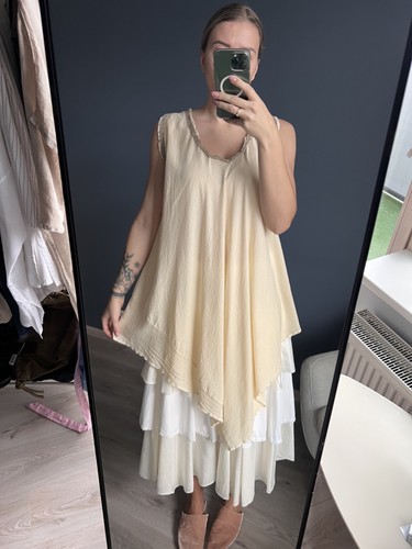 Zuza bart cream cotton - cotton, tunic