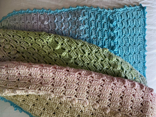 Handmade baby crochet blanket - crochet,