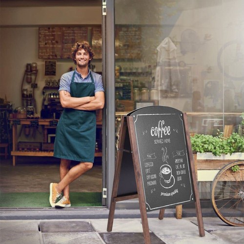Large wooden blackboard - wooden,