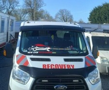 Sun Visor Black and Bug Guard for FORD TRANSIT 2014-2018  MK8