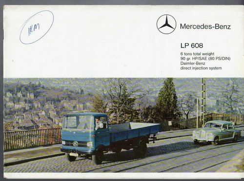 Mercedes benz 608 truck - lp,