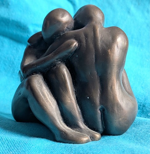 Bronze sculpture lovers by - bronze,