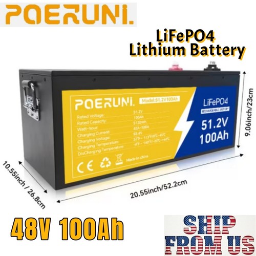 48v 100ah lifepo4 - 100ah,