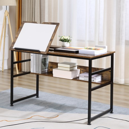 Tiltable drafting table - table, home