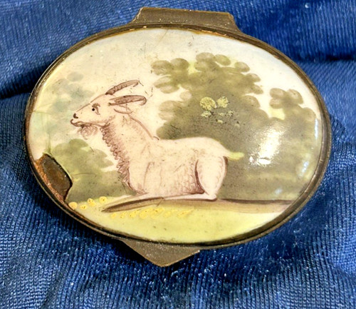 Antique c19th bilston - c19th, enamel