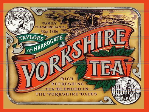 Yorkshire tea theme retro - tea,