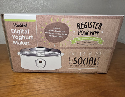 Digital yoghurt maker vonshef - yoghurt,