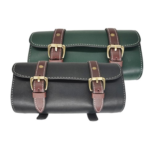Vintage bike bag - bag, leather