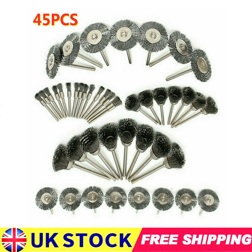 Wire cup mix brush set - wire,