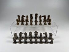 Chess Pieces Vintage Heavy