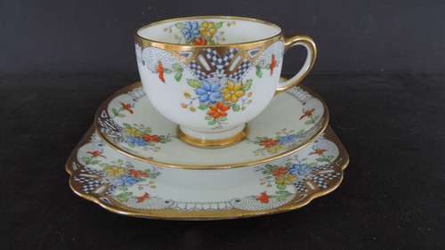 Art deco vintage china tea - vintage, set