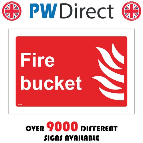 Sign fire bucket sand - fire,