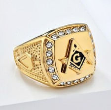 Men's Stainless Steel Masonic