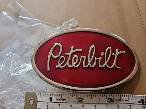 Peterbilt red white oval - peterbilt, logo