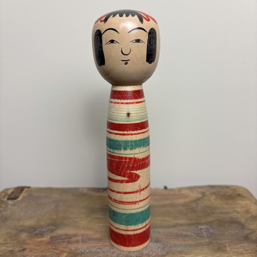 18cm japanese kokeshi doll - kokeshi,