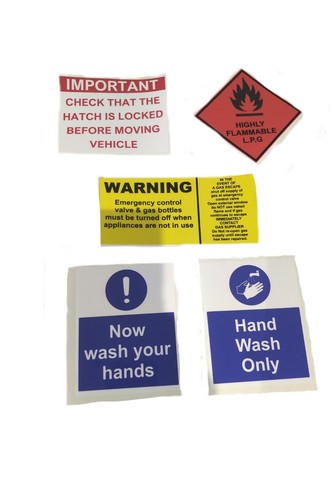 Health safety stickers for - &,