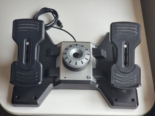 Saitek flight rudder pedals - rudder,