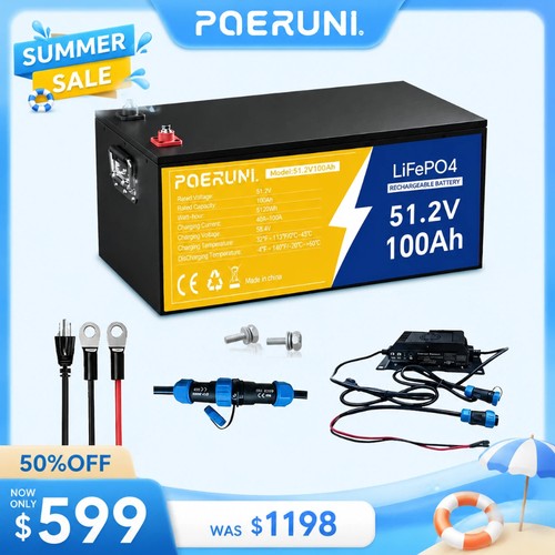Poeruni 48v 100ah - 100ah, lifepo4