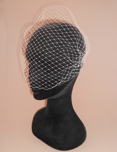 Bandeau visor birdcage veil - visor,