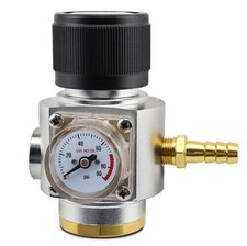 New Mini Sodastream CO2 Charger Gas Regulator 0-90 PSI for Soda Keg TR21x4  B3P9