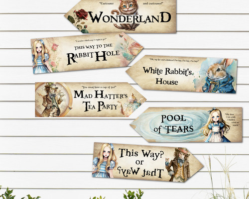 Alice wonderland arrows - 6,