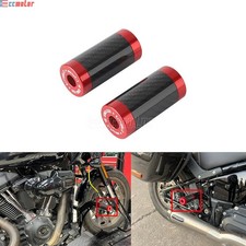 For Harley Softail Dyna Touring Glide Crash Bar Slider End Replacement Kit -Pair