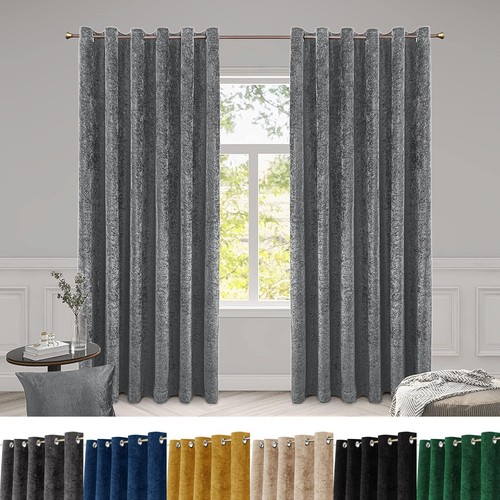 Luxury crushed velvet curtains - luxury,