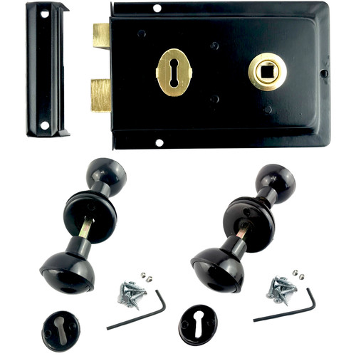 Plastic door knob handles - door,