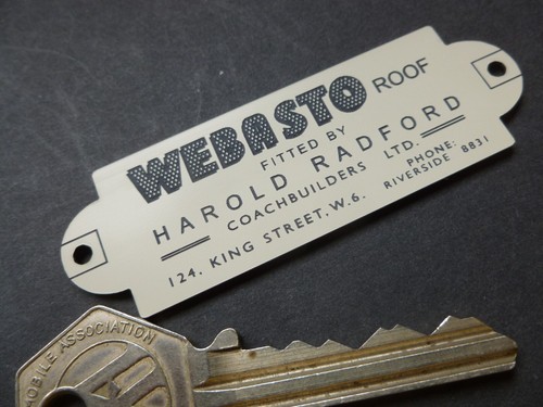 Webasto sunroof harold radford - webasto,