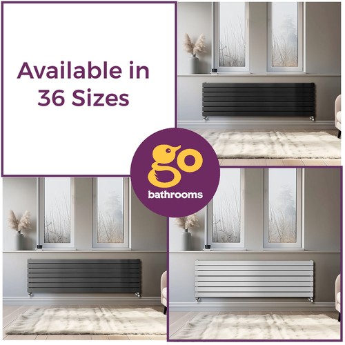 Horizontal designer radiator - horizontal,
