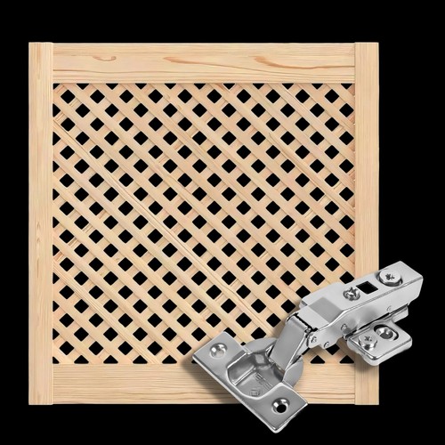 Natural lattice cabinet front - natural,