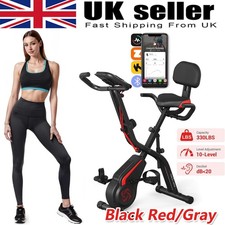 4-In-1 Folding Exercise Bike with 10-Level Magnetic Resistance w/ Exclusive APP