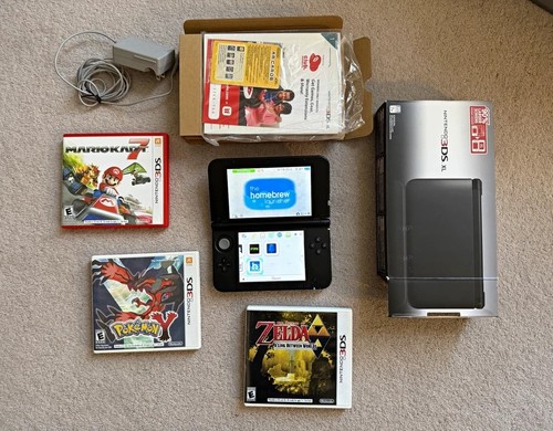Nintendo 3ds black boxed - 3ds,