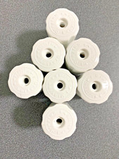 7 x Drayton Lockshield Radiator Valve Wheel Head Handle White Cap Only 0705900