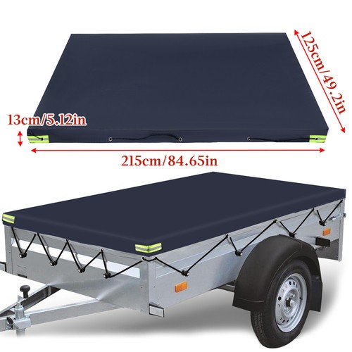 Blue trailer cover with cord - blue,
