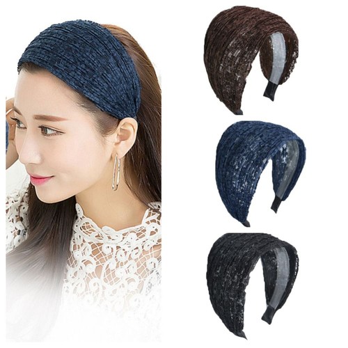 Wide side lace mesh hair - side,