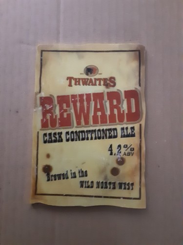 Thwaites used reward - reward, plastic