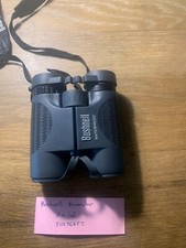 Bushnell binoculars 8x42, as new. Olive green, military spec, padded carry case