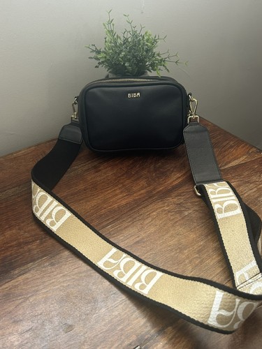 Biba leather camera bag