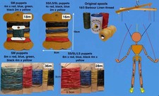Pelham Puppet replacement string, 18/14m x Barbour linen 18/3  for 2 puppets