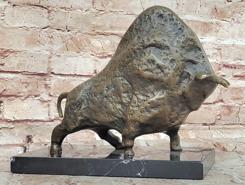 Modern abstract art bull - art, by