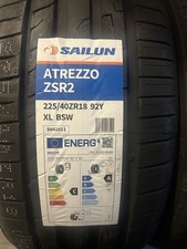 2 x 225 40 18  SAILUN 225/40 R18 92Y ATREZZO ZSR2 XL 225/40 18 