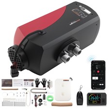 12V 8KW Air Diesel Heater LCD Remote for Caravan Boat Van App Bluetooth Control