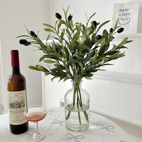 Artificial green plant olive - artificial,