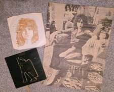 T. Rex Electric Warrior LP Vinyl Record 1971 Fly Records HIFLY6 with rare Poster